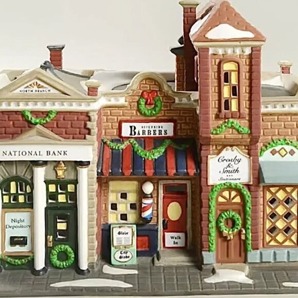 Dept. 56 Christmas In The City Series Riverside Row Shops #58888 Retired NEW - Picture 2 of 8